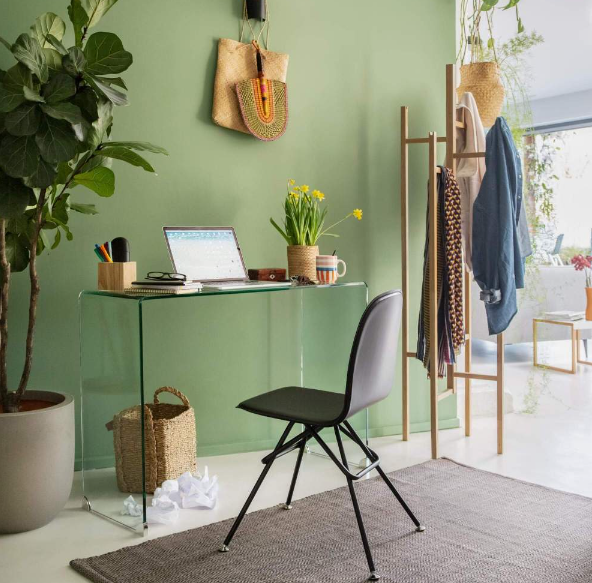 Bureau Console verre Habitat