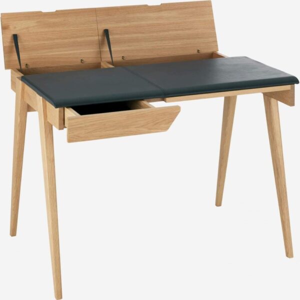 bureau en cuir Habitat