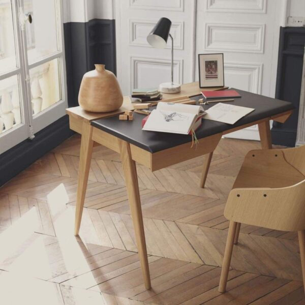 Petit bureau en cuir Maison Canali