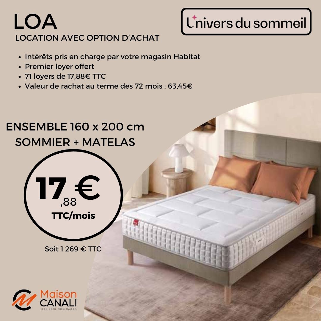 LOA matelas et sommier