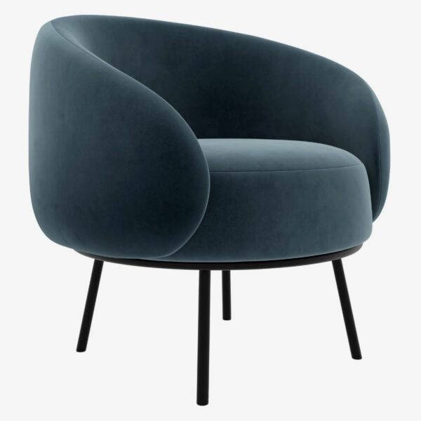 Fauteuil bleu brume