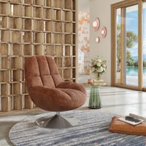 Fauteuil pivotant compact