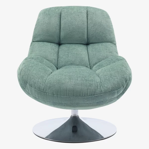 Fauteuil avec pied chromé