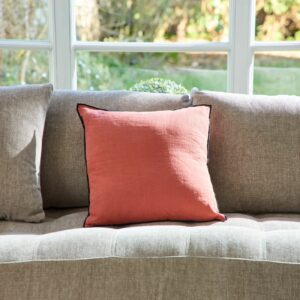 coussin terracotta