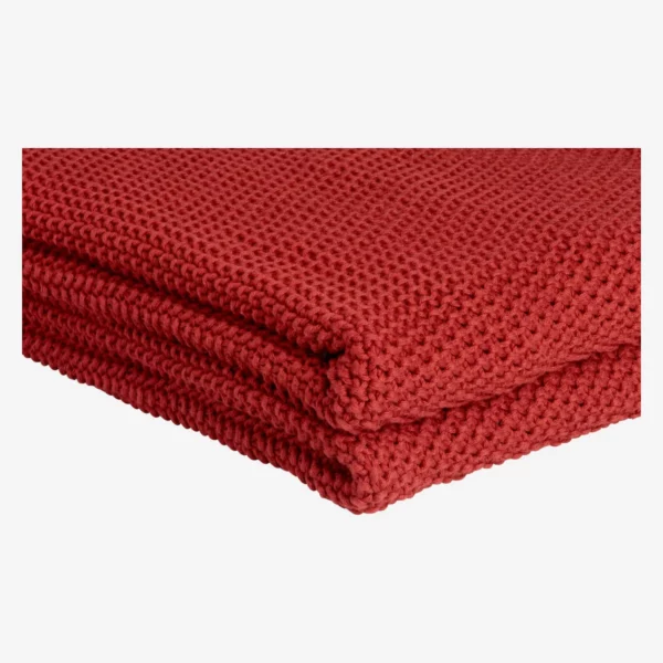 Lou - Plaid tricoté - terracotta – Image 2