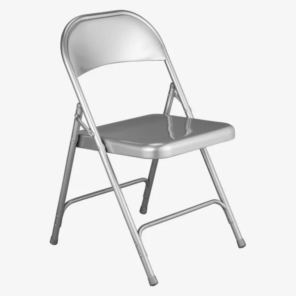 macadam chaise plainte gris métalique