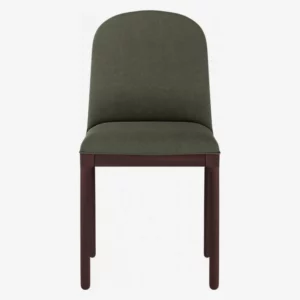 chaise en tissu taupe