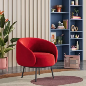 fauteuil en velour design