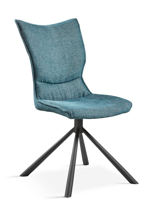 chaise pivotante en tissu