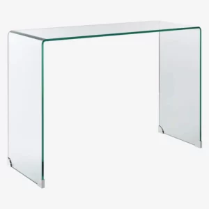 gala console design en verre trempé