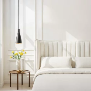 tete de lit modulable crème