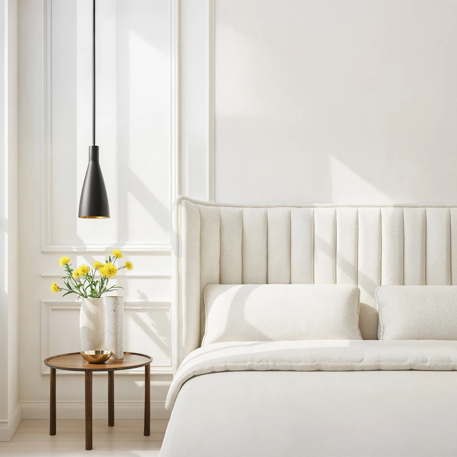 tete de lit boudoir crème tete de lit modulable crème