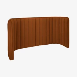 Boudoir - Tête de lit en tissu  244x102 – Terracotta