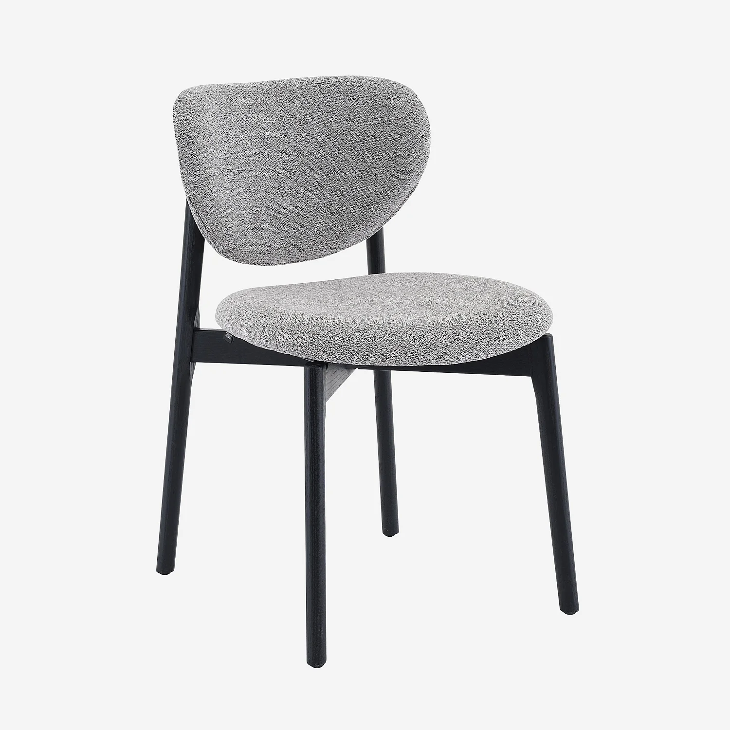 chaise chaise azma gris mélangé