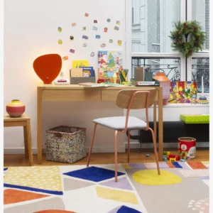 Ivoine – Console 2 tiroirs en chêne naturel