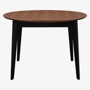 table en noyer design ronde