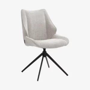 lot de deux chaises design grège