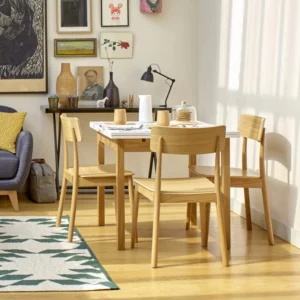 chaise en chêne bois clair