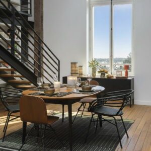 table de repas avec allonge Habitat