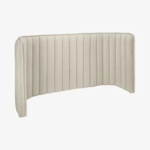 Boudoir - Tête de lit en tissu  244x102 – Crème