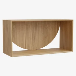 étagère avec fond en demi lune