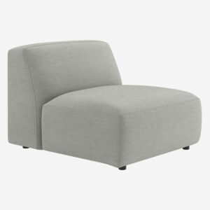Cremi - Chauffeuse en tissu – Gris perle