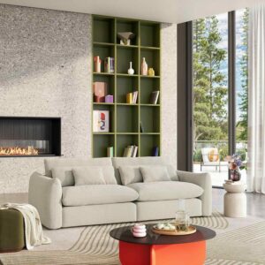 Glenna - Canapé 4 places – Ecru