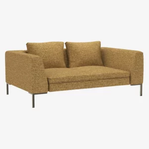 Montino - Canapé 2 places  – Jaune épice