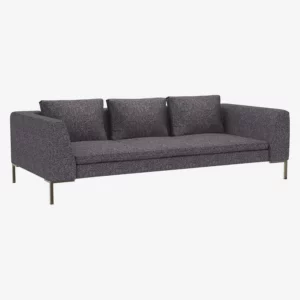 Montino - Canapé 3 places  – Bleu zingué