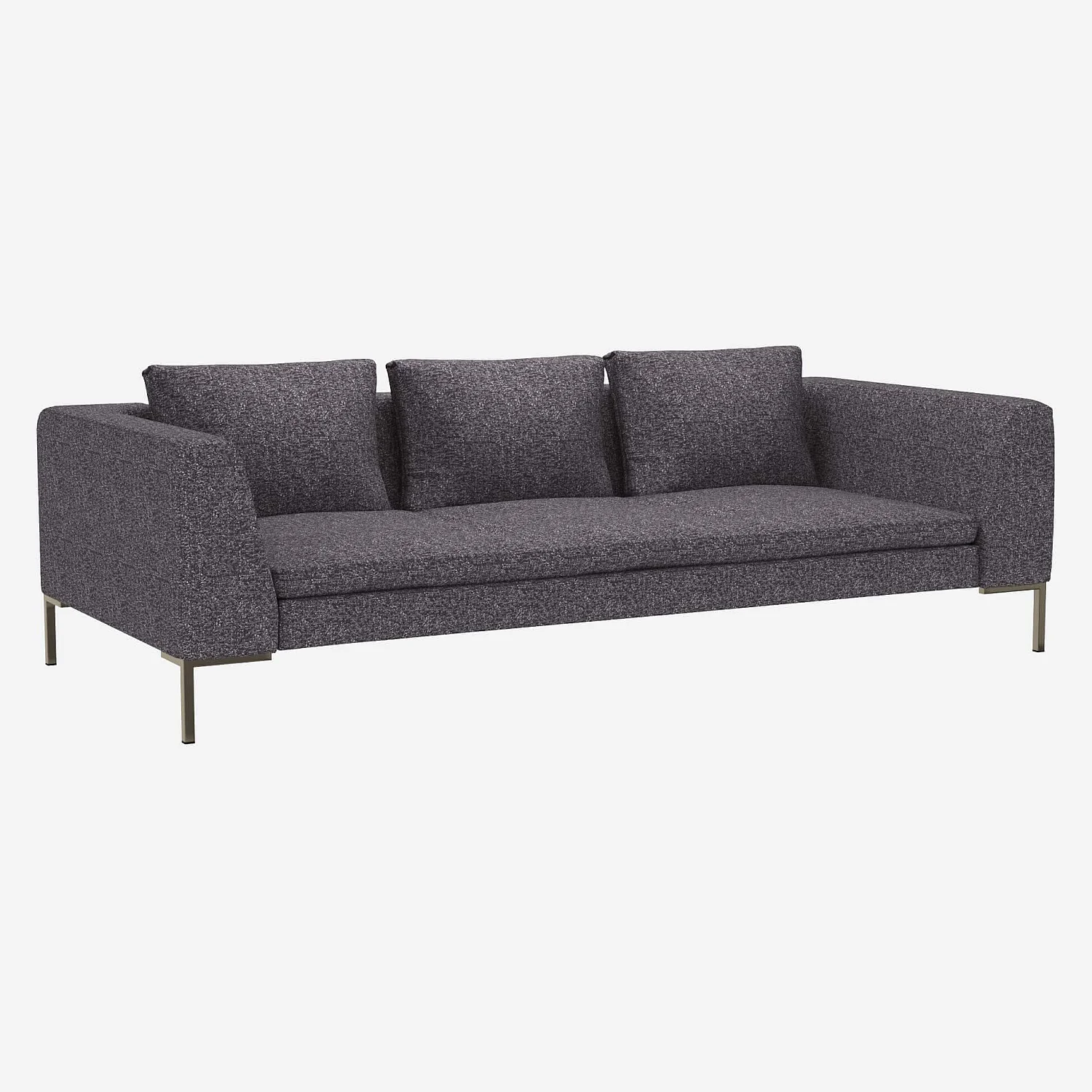 montino canapé 3 places bleu zingué tissu lucca canapé 3 places vert lagon