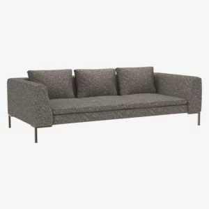 Montino - Canapé 3 places  – Bleu zingué