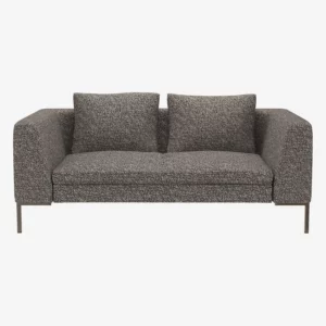 Montino - Canapé 2 places  – Bleu zingué