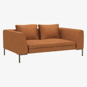 Montino - Canapé 2 places  – Marron noisette