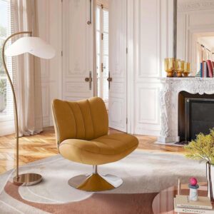 fauteuil pivotant miel