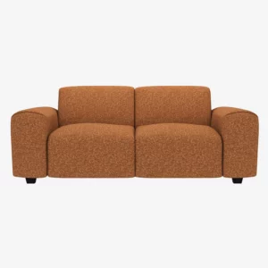 posada canapé 2 places marron noisette