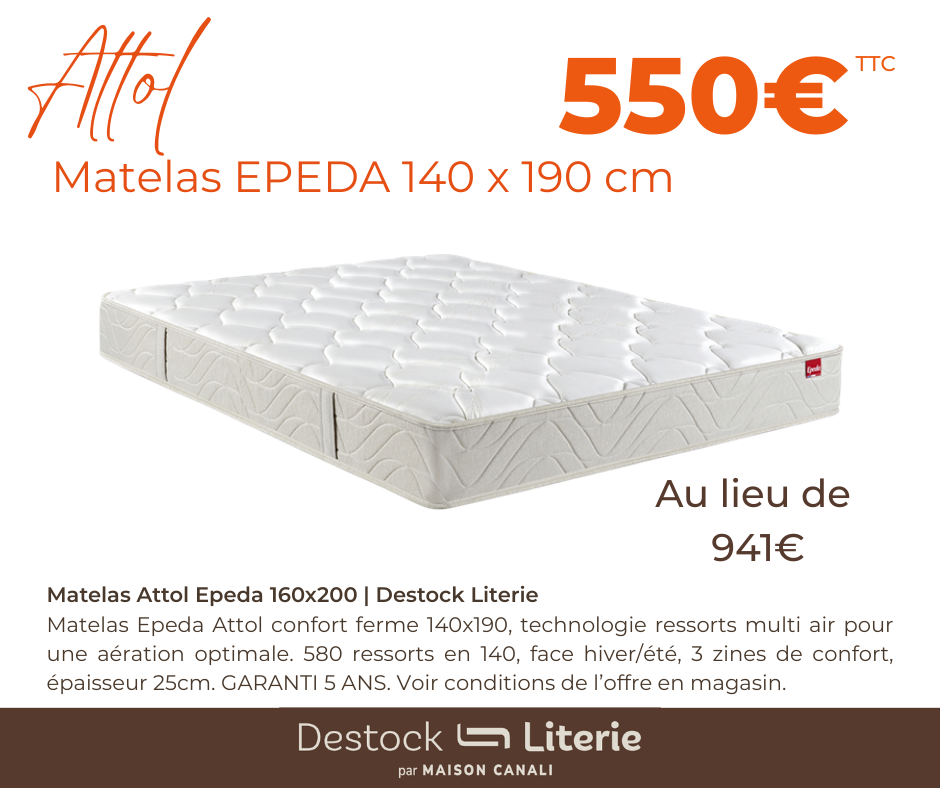 Matelas Epeda Attol
