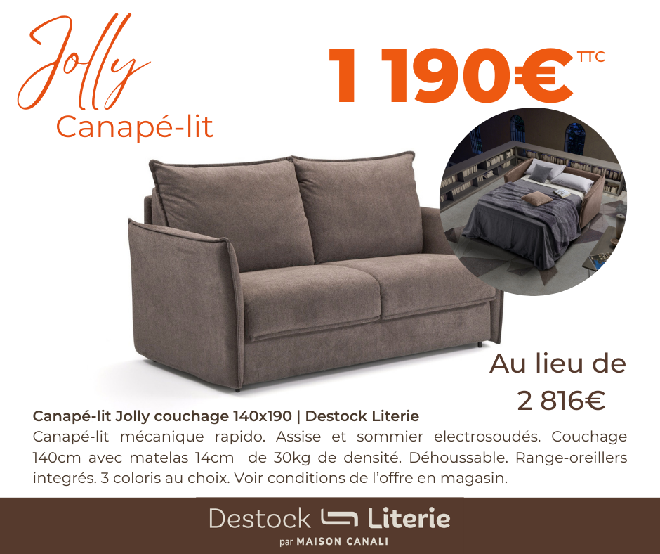 Canapé lit confortable