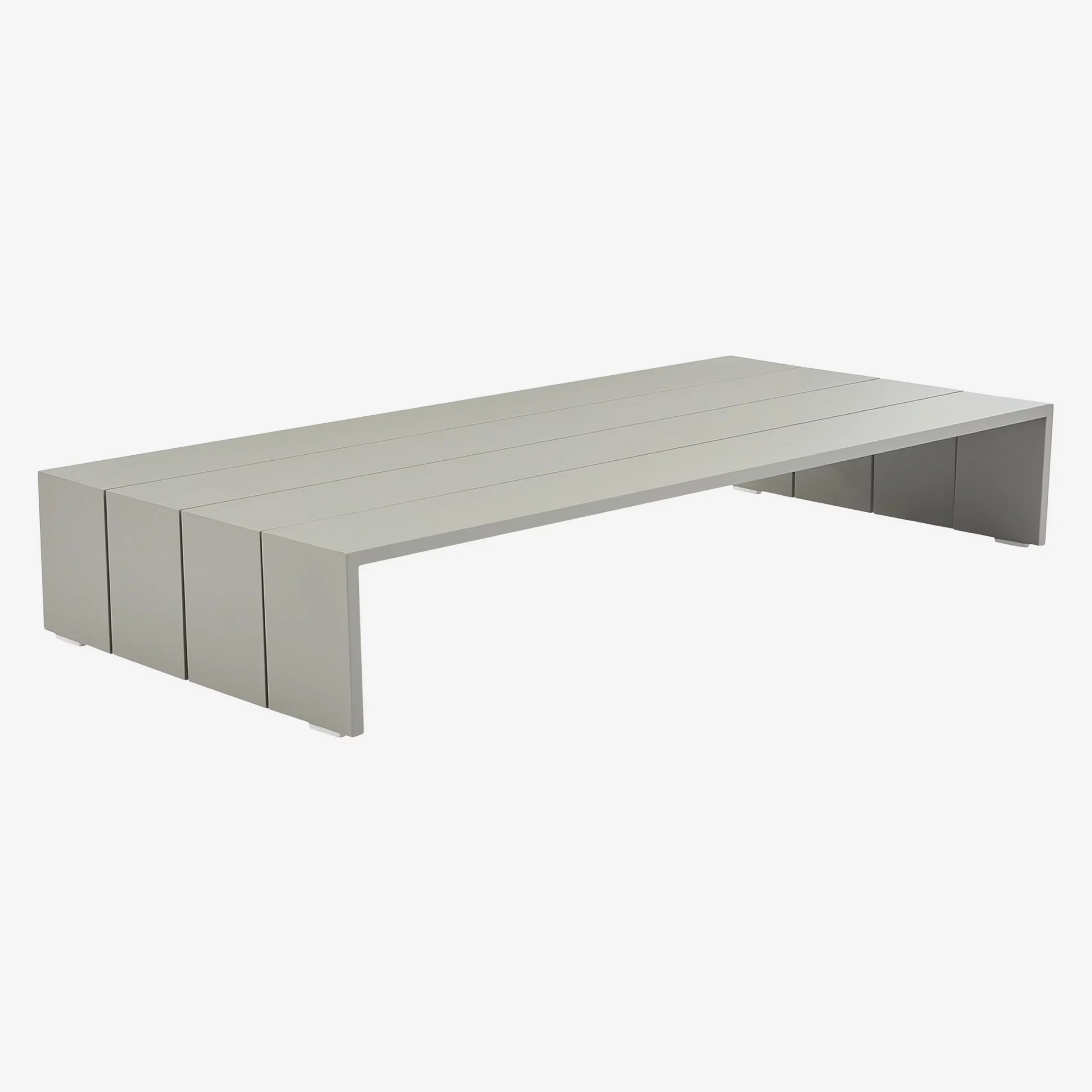 table basse aluminium