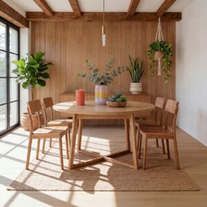 table extensible en chêne